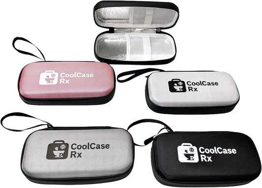 Insulin Cooling Case – Portable Travel Medication Bag with Ice Pack for Diabetes & Temperature-Sensitive Medicine (White)