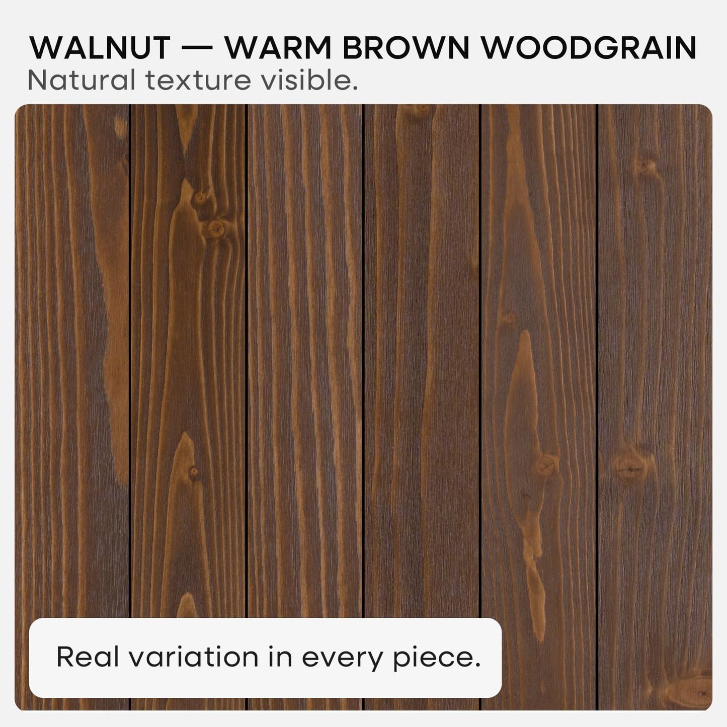 Homeforia Classic Walnut 30 inch Floating Shelf, High End Solid Real Wood Small 30inch Floating Shelves for Wall Mounted, 30in Floating Shelves, Heavy Duty Bracket, 30 X 6.5 X 1.75 inches, Set of 3