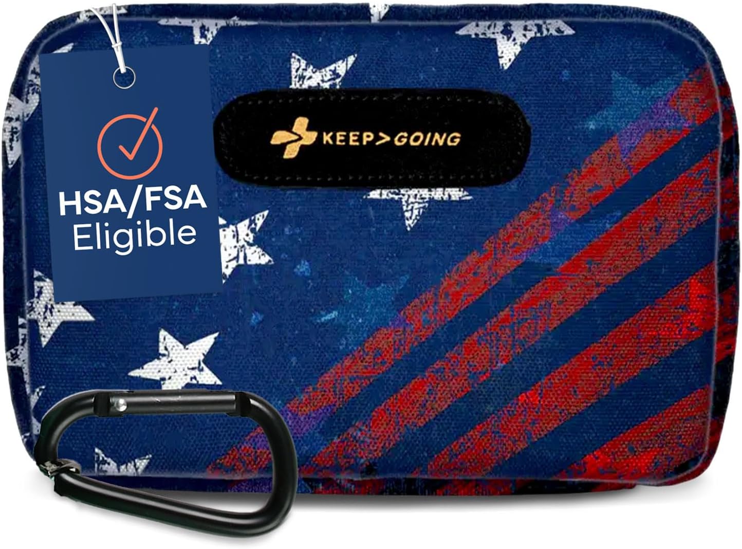 KeepGoing Travel First Aid Kit for Car, Home, Hiking, Camping and Outdoor Emergencies - First Aid Kit Travel Size TSA-Approved