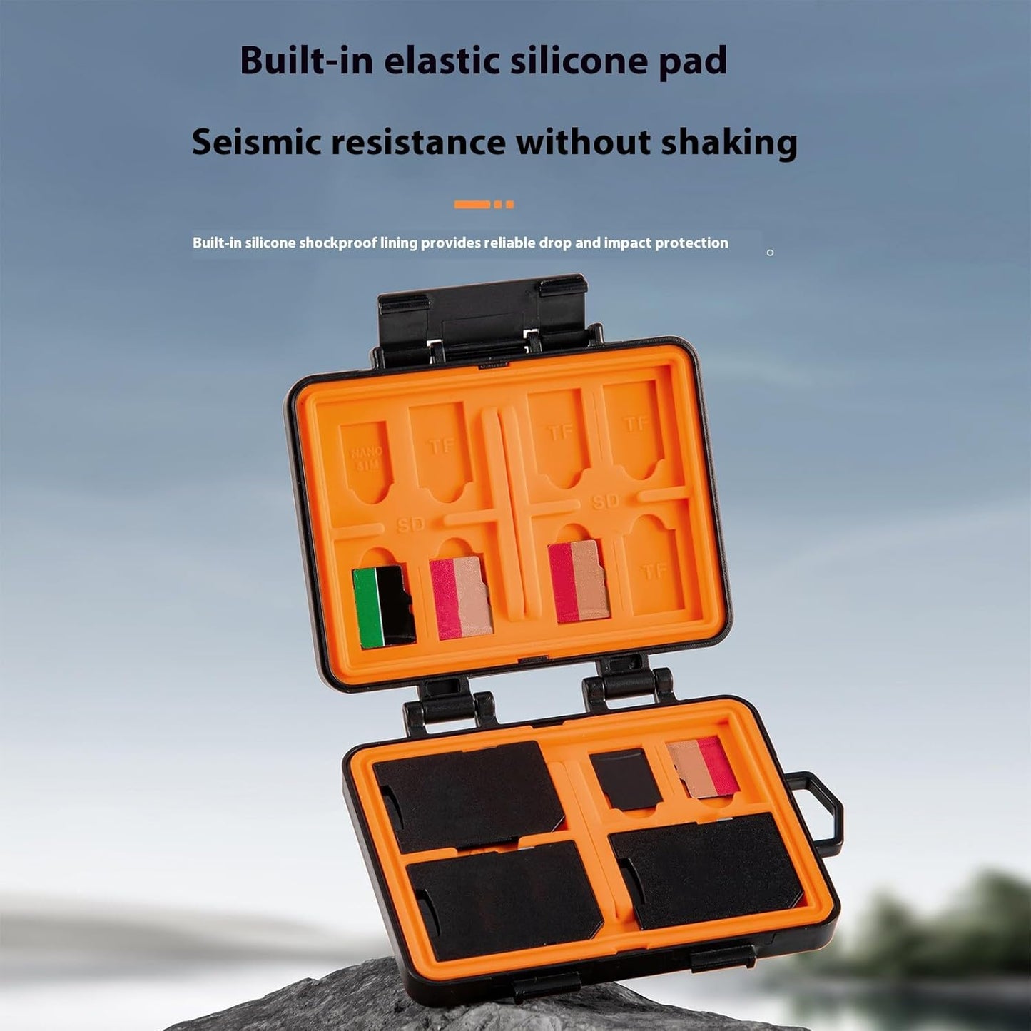 Memory Card Holder Case Box Multi Function for Small Memory Cards Storage Protections Box