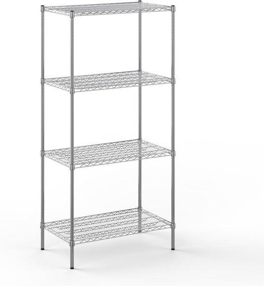 21" Deep x 36" Wide x 74" Height Wire Shelving Kit | 4-Tier | NSF Commercial Storage Rack Unit
