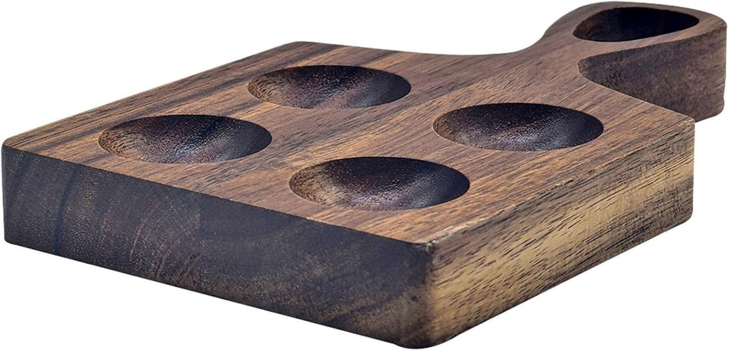 Multipurpose Wooden Eggs Storage Container For Refrigerator Countertops Kitchen Holder Tray Organizers With Handle Decorative Kitchen Display Tray