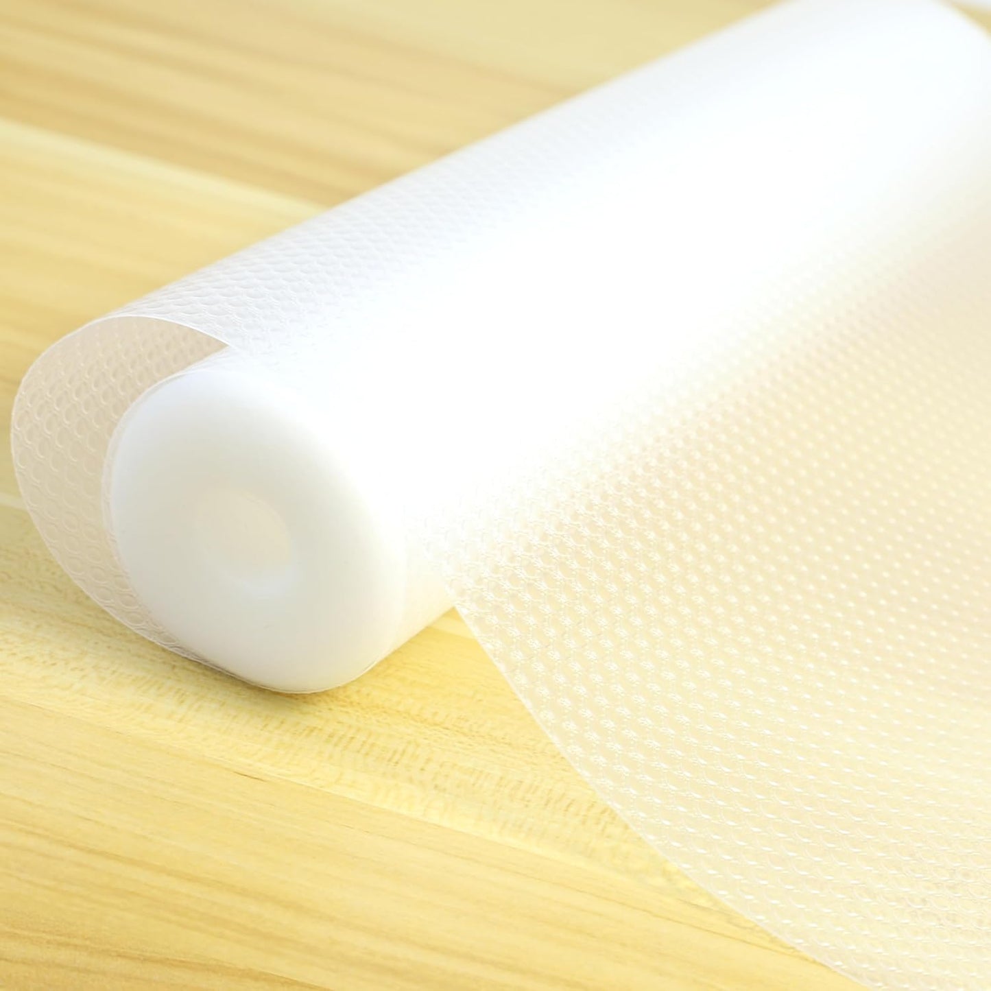 Shelf Liners for Kitchen Cabinets 15 Inch Wide X 20 Ft Non Adhesive Cabinet Drawer Liner Non Slip Waterproof Strong Grip Closet Pantry Shelf Liner Cupboard Fridge Mat for Bathroom Drawer