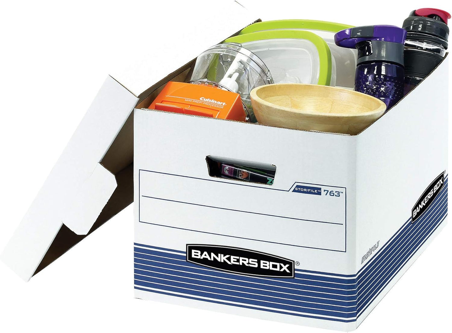 Bankers Box 20-Pack Medium Duty File Storage Boxes with Lids, FastFold Assembly, Letter/Legal, STOR/FILE, (0076315)