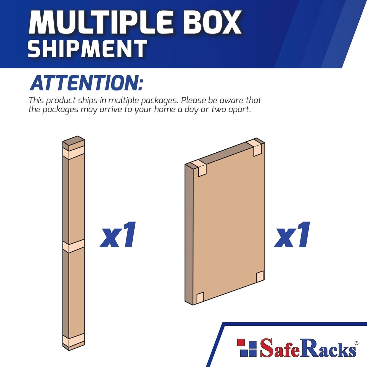SafeRacks 4x6 Overhead Garage Storage Rack - Height Adjustable Steel Overhead Storage Rack - 500 Pound Weight Capacity (White, 12"-21")