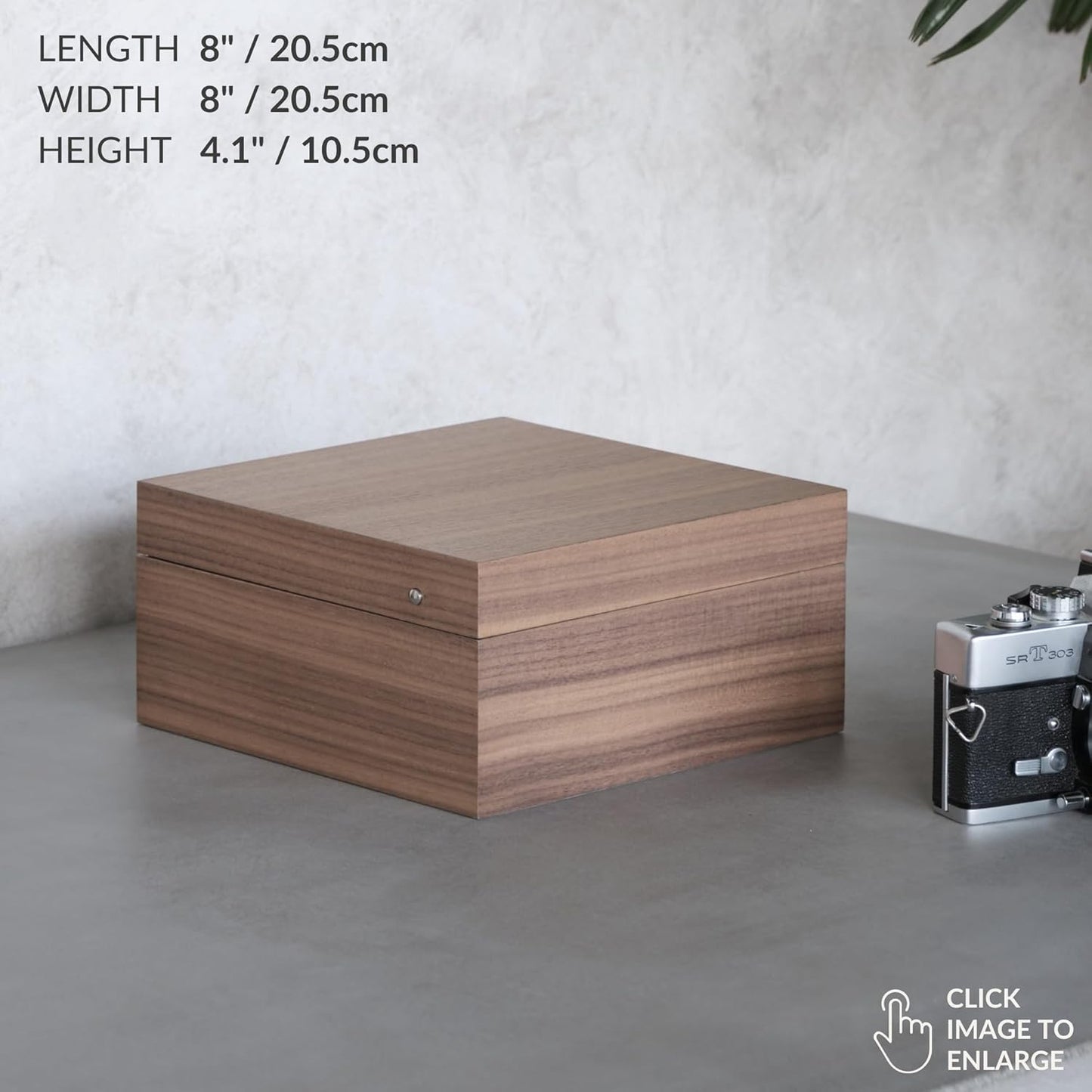 TAWBURY Luxury Wooden Watch Box for Men – Watch Organizer for Men | Watch Holder Organizer for Men | Mens Watch Case 6 Slot | Men Watch Box 6 Slot | Men Watch Storage Box | Small Watch Box Unisex
