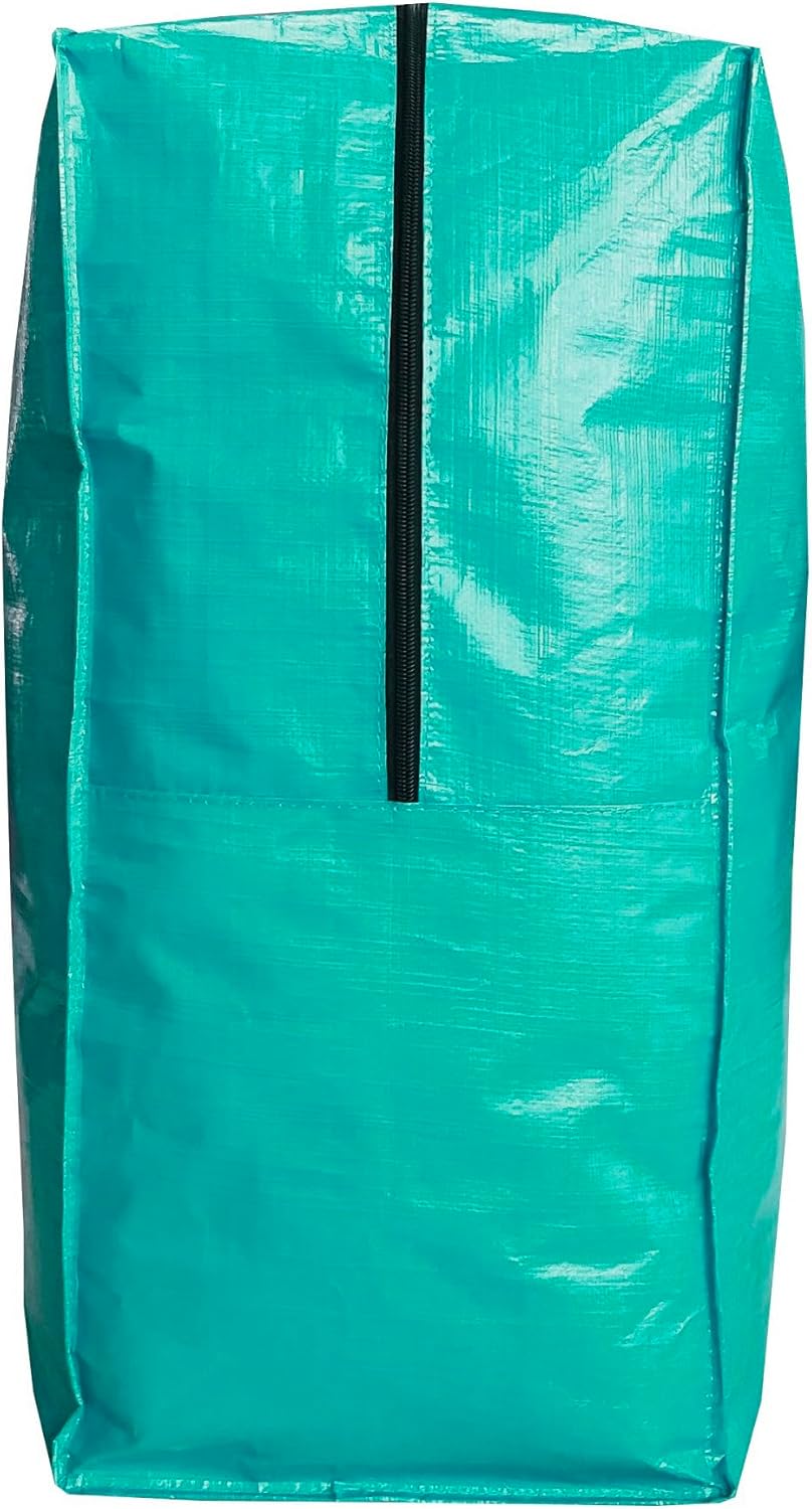 194 Gallon Extra Large Storage Bags, Jumbo Storage Bags, Foldable Big Turquoise Waterproof Storage Bag, 68x30x22inch - 1PACK