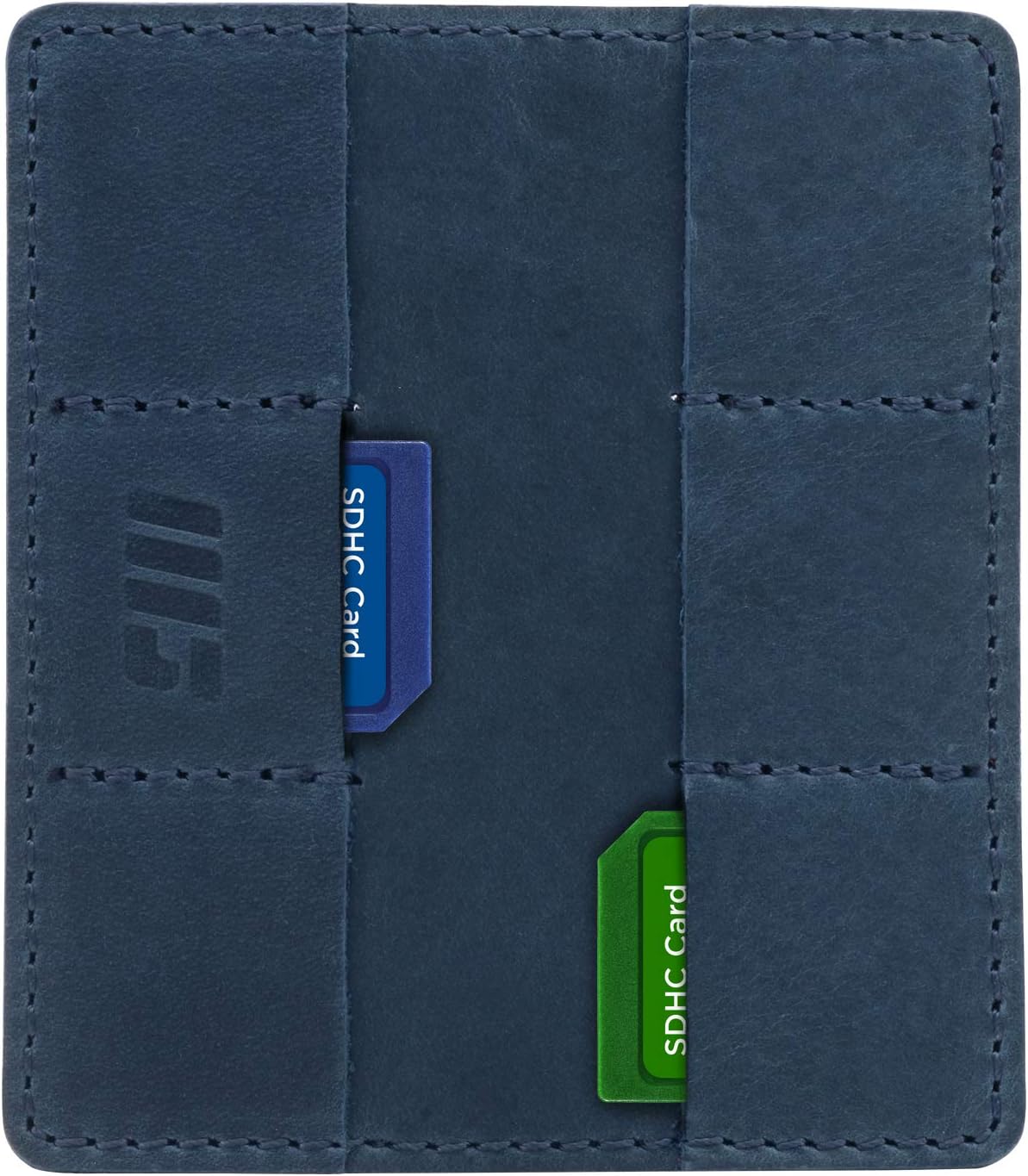 MegaGear Leather SD Card Holder with 12 Card Slots