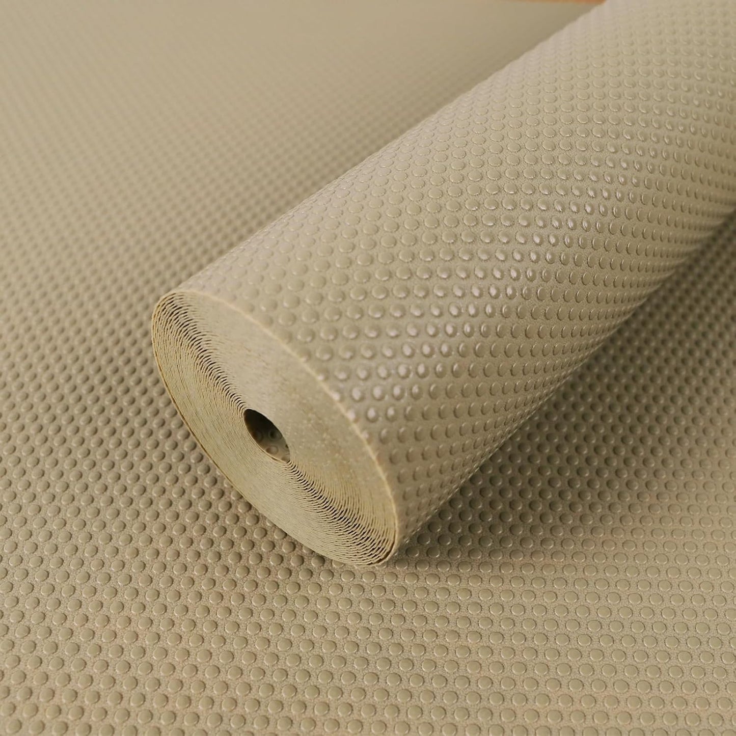 Cabinet Shelf Liner Khaki 17.7 inch Wide - Waterproof Pantry Cabinet Liner - Easy to Cut Kitchen Drawer Mat 17.7" x 300 Inch
