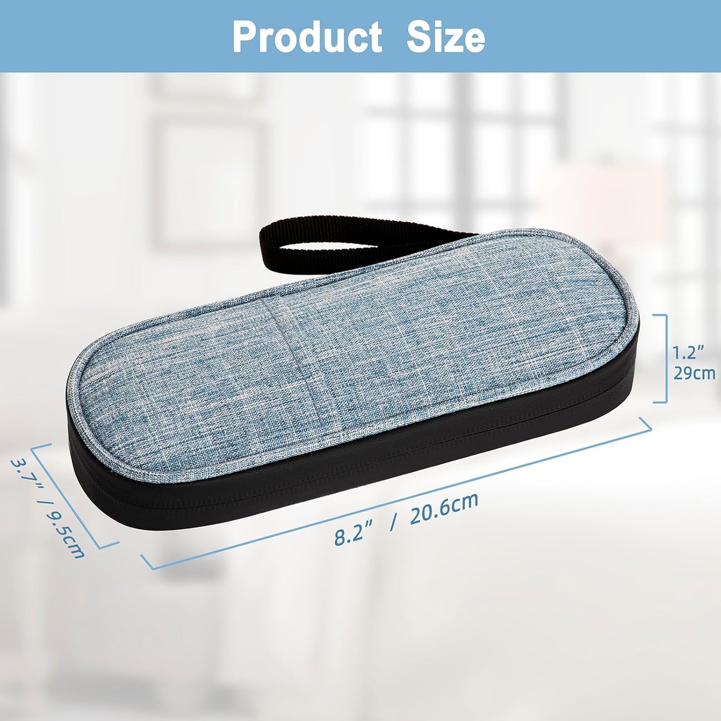 Insulin Cooler Travel Case with 90g TSA Approved Ice Packs – Insulated Diabetic Medication Bag for Insulin Pens & Supplies – Compact & Waterproof for Daily Use & Travel