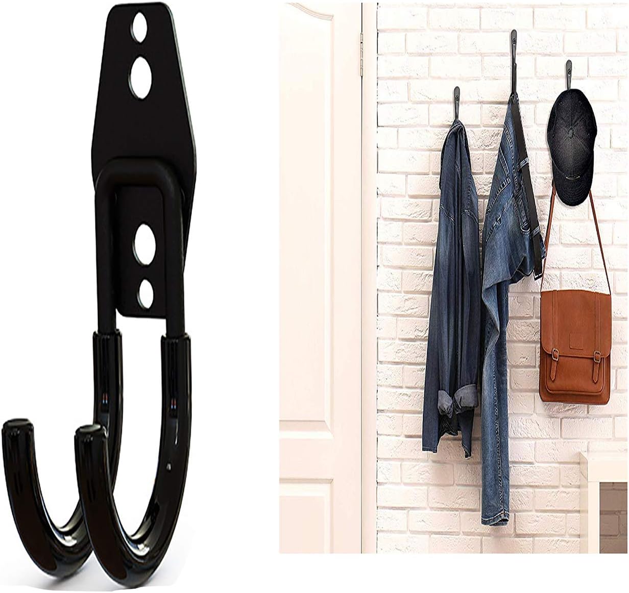 Ironing Board Hanger Wall Mount, Wall Mount Ironing Board Holder, Ironing Board Wall Holder Wall Hanger Wall Mount Wall Rack, for Laundry Rooms, Utility Rooms, Closetssaving, No Ironing Board, 2-Pcs