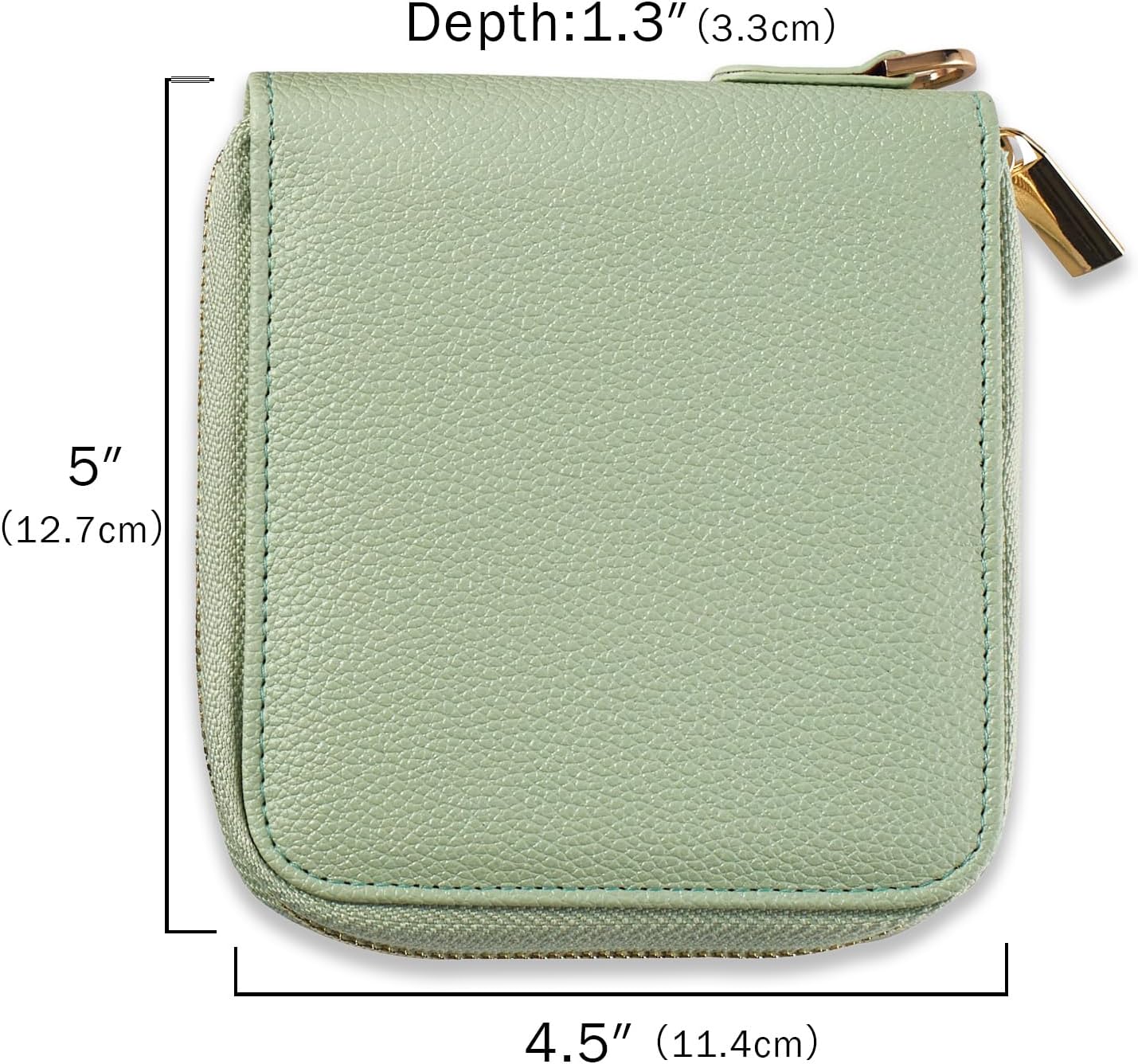 Travel Jewelry Organizer Case - for Tangle-Free Necklaces, Earrings, Rings, Bracelets Storage, Travel Essentials, Fashion Portable Jewelry Travel bags for Women - Small Macaron Green