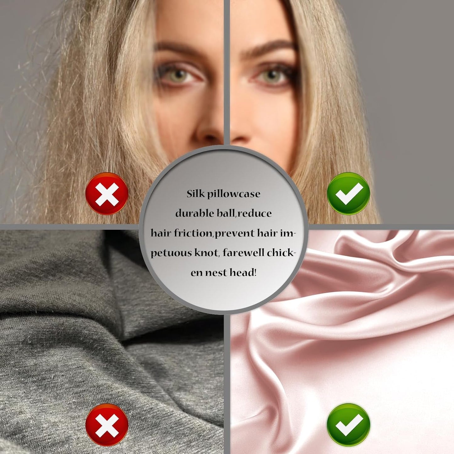 Silk Pillow Cases 2 Pack Soft Breathable and Sliky Queen Size Pillow Cases Set of 2,Natural Mulberry Satin Silk Pillowcase with Hidden Zipper for Hair and Skin (Coral,20"X 30",2pcs)