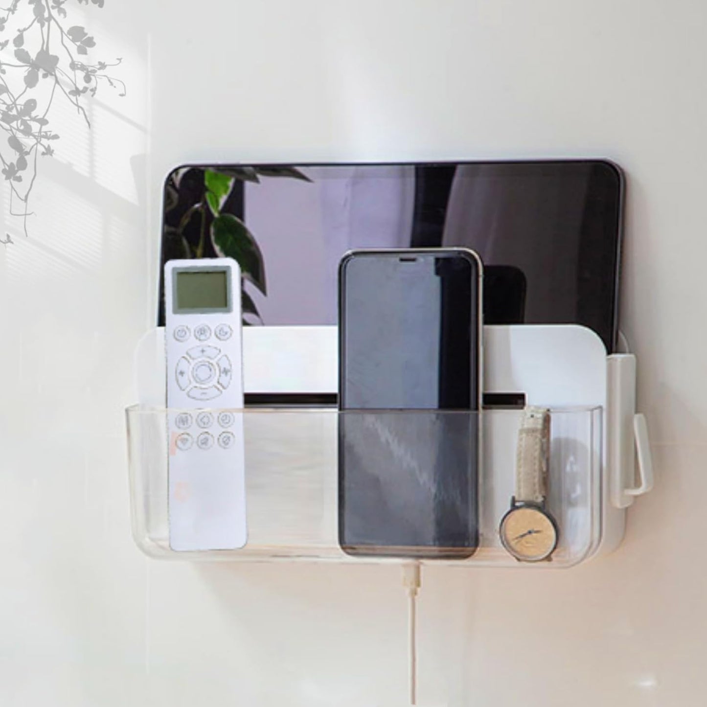 Room Decor for Teen Girls＆Boys, Floating Shelves for Wall,Bedroom Decor,Aesthetic,College Dorm Room Essentials for Girls Guys,Bedside Wall Mount Shelf Organizer for Remote,Phone,RV.