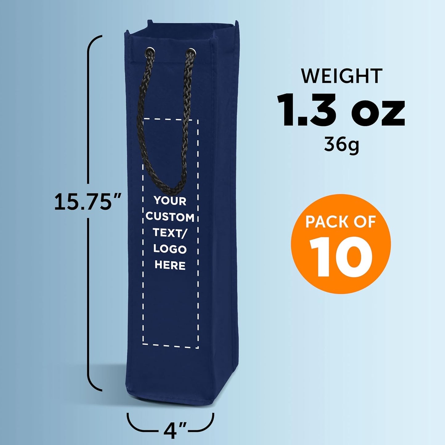 DISCOUNT PROMOS Non-Woven Vineyard Two Bottle Wine Bags