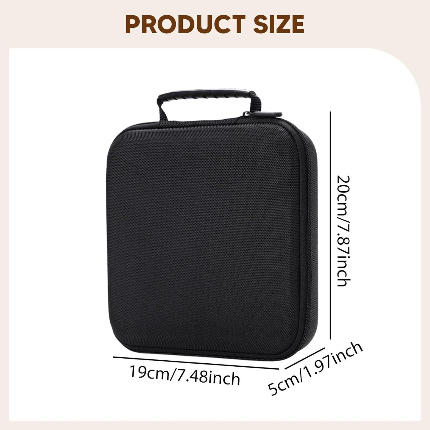 EVA Carrying Case Electronic Accessories Organizer Multifunctional Portable Protection Case Travel Pouch for Cord