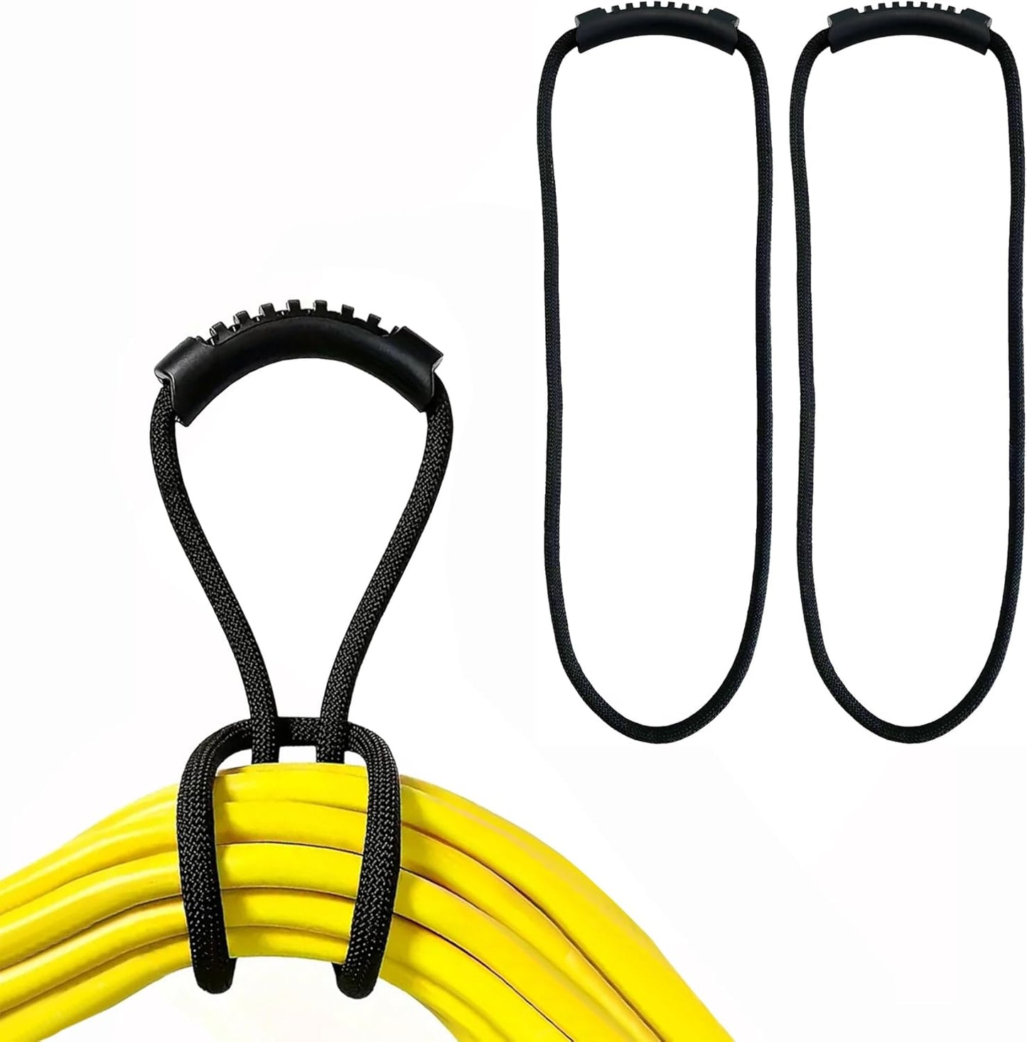 Extension Cord Storage Straps,2 Pack 20 inch Portable with Carrying Handle fit Vacuum Hose Holder, Shop Storage,Water Hose Organizer for your Home, Garage