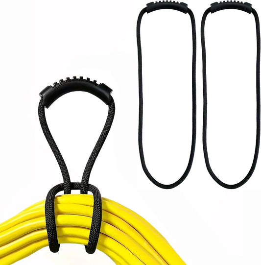 Extension Cord Storage Straps,2 Pack 20 inch Portable with Carrying Handle fit Vacuum Hose Holder, Shop Storage,Water Hose Organizer for your Home, Garage