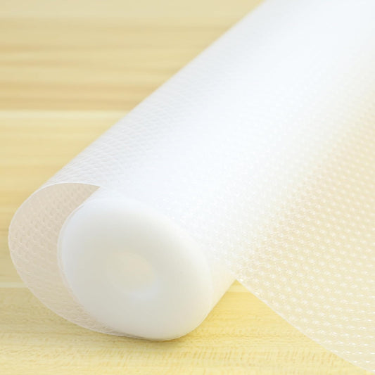 Shelf Liners for Kitchen Cabinets 10 Inch Wide X 20 Ft Non Adhesive Cabinet Drawer Liners Non Slip Waterproof Strong Grip Pantry Shelves Liners for Refrigerator Closet Cupboard Mat Bathroom Drawer