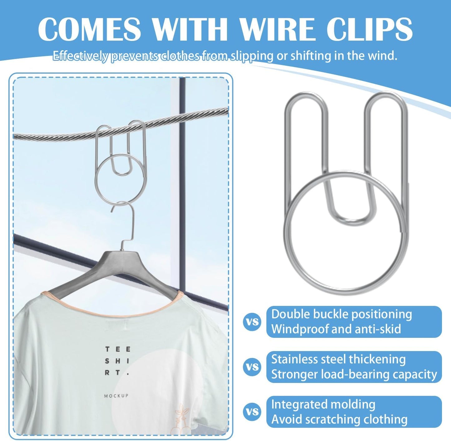 Retractable Clothesline Indoor, Non-Sagging Outdoor Clothes Line Retracting 15.7 Feet Heavy Duty Laundry Line Retractable Wall Mounted Clothes Line Outdoors (Square-Grey)