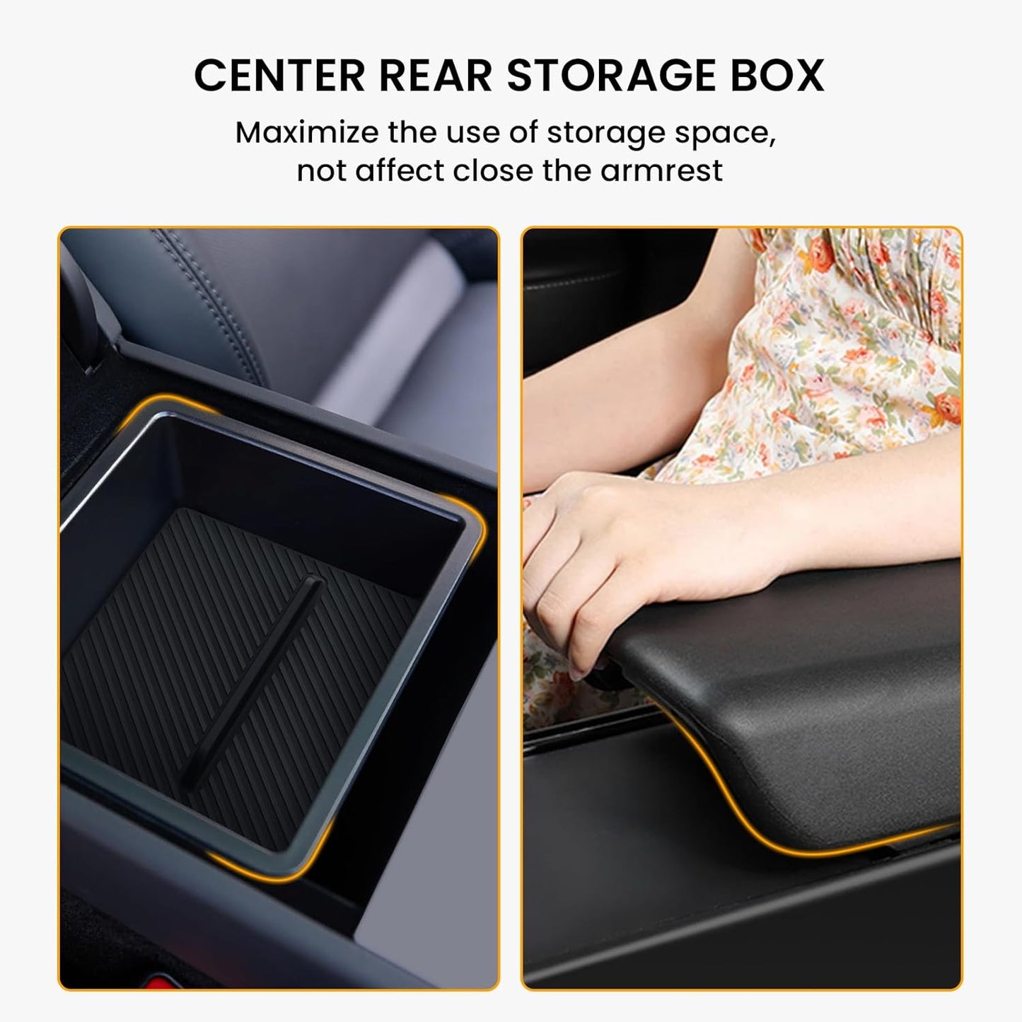 6PCS Center Console Organizer Tray for Tesla Model 3 Highland 2024 2025 Car Accessories with Armrest Storage Tray, Hidden Storage Box, Cup Holder Insert, Camera Privacy Cover, Glove Box Hook