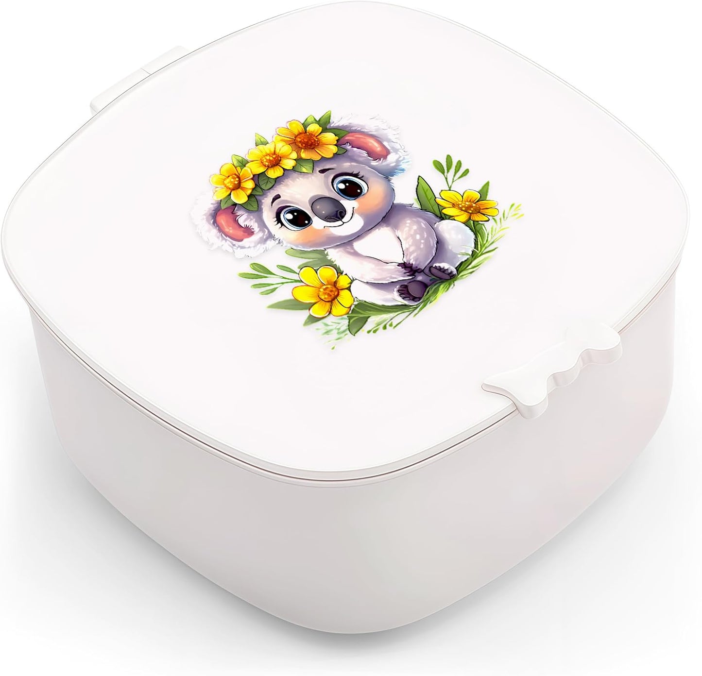 Small Hair Accessories Organizer Box For Girls Kids Teens Women, Hair clips/Ties/bands/pins/barrettes/scrunchies Organizer and Storage! (Koala)