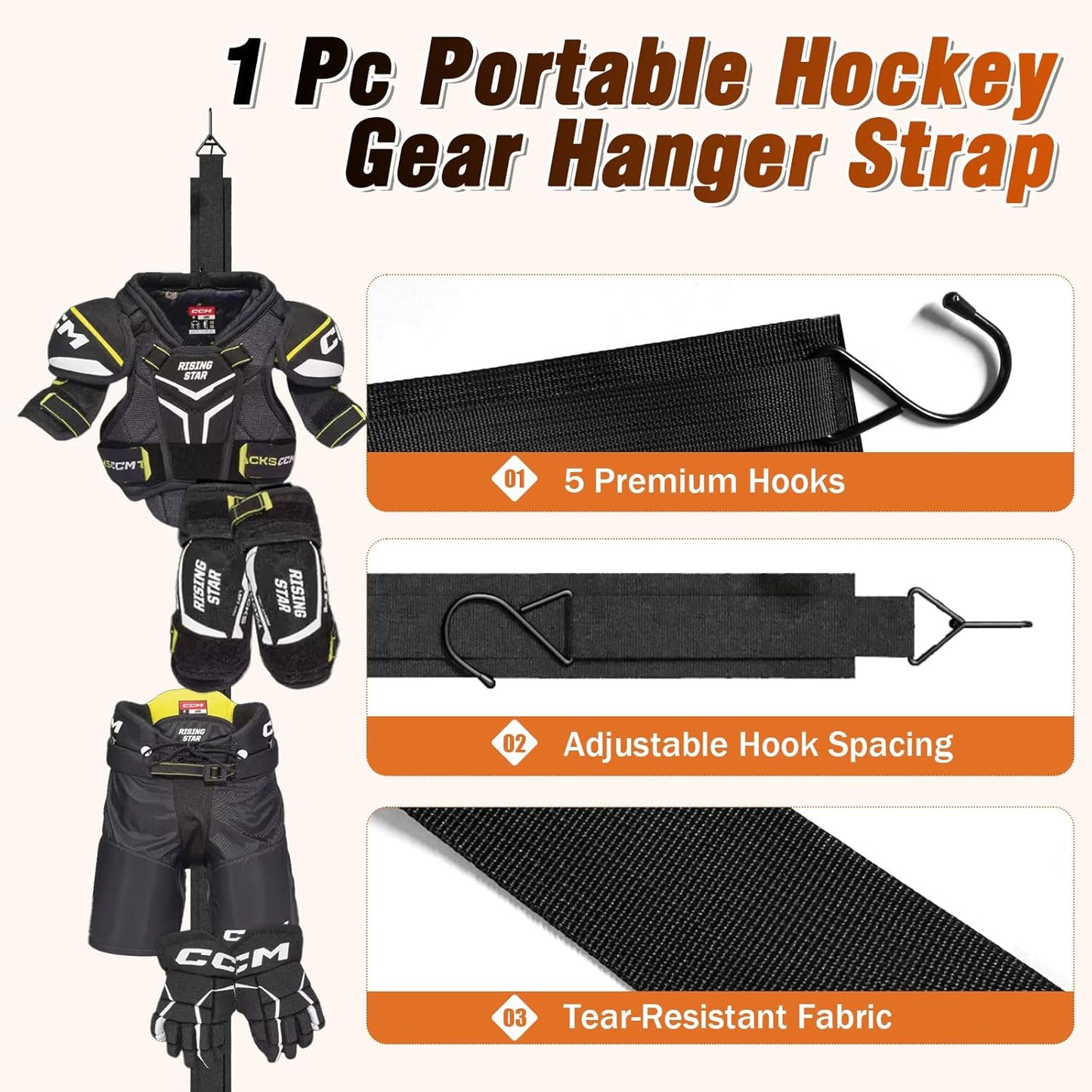 Sports Equipment Organizer, Heavy Duty Golf Bags Stand, Extra Large Ball Storage Rack for Garage