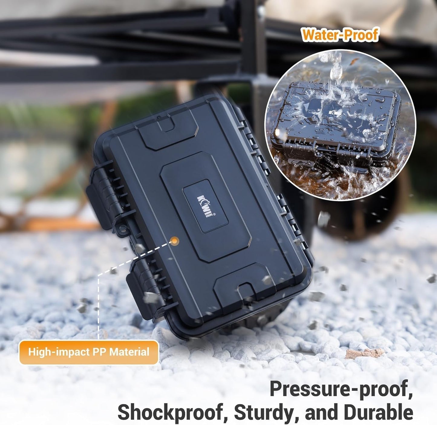 KIWIFOTOS 135 Slots Memory Card Case for TF SD CFexpress Type-A Card IP67 Waterproof Card Holder for 33 SD SDHC SDXC 90 Micro 12 CFexpress Type-A Cards