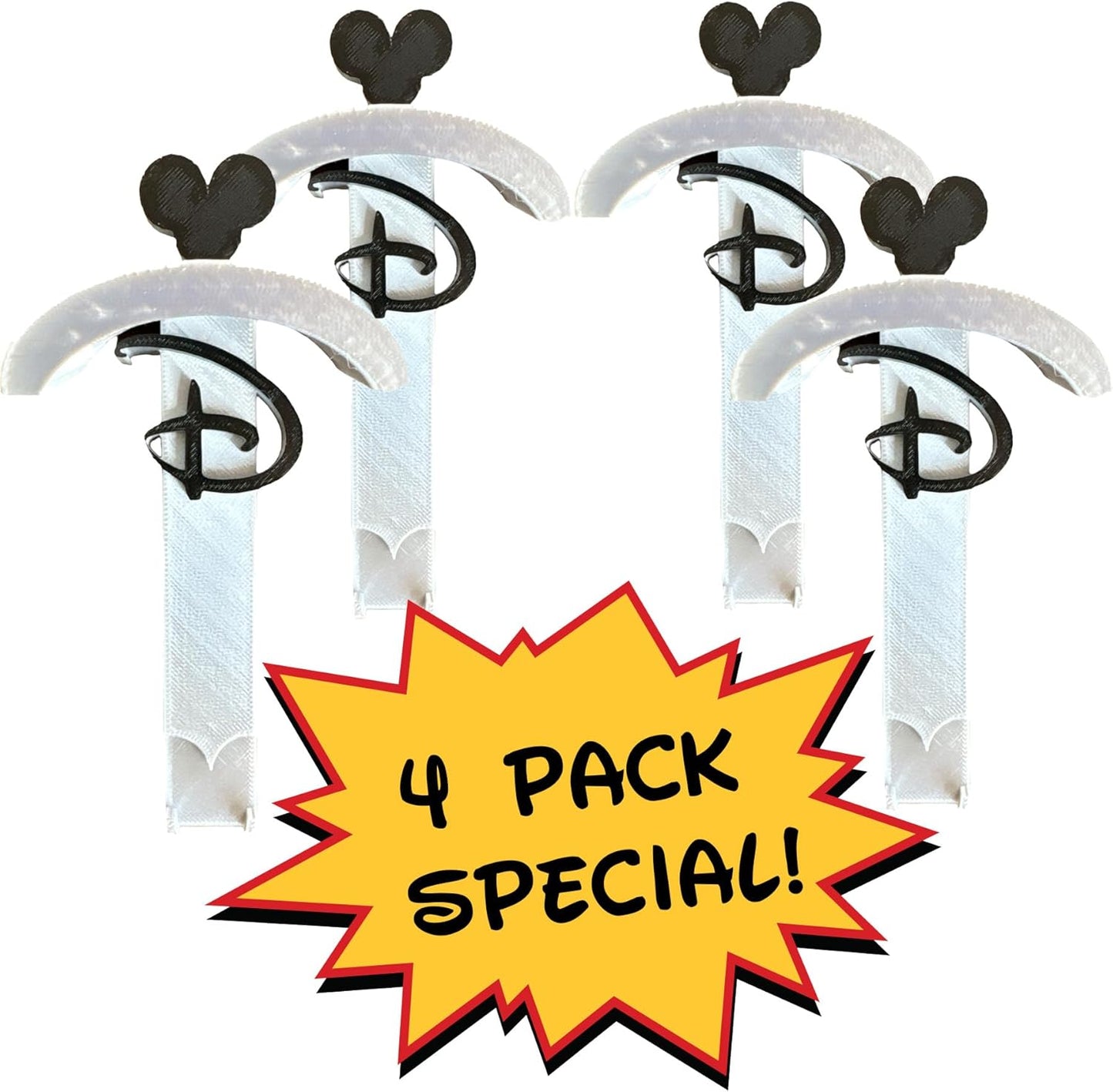 4-Pack Wall Holder for Disney Mouse Ears
