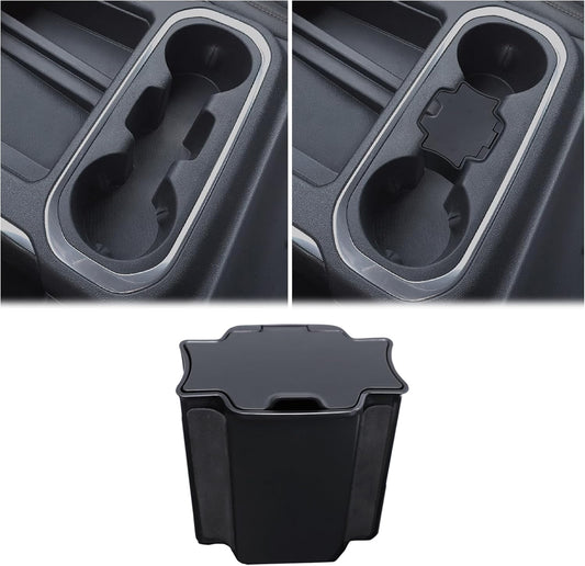 JKCOVER Center Console Coin Box Organizer Compatible with 2019-2022 Silverado/Sierra 1500 and 2020-2023 Silverado/Sierra 2500HD 3500HD Accessories (Full Console w/Bucket Seats Only)