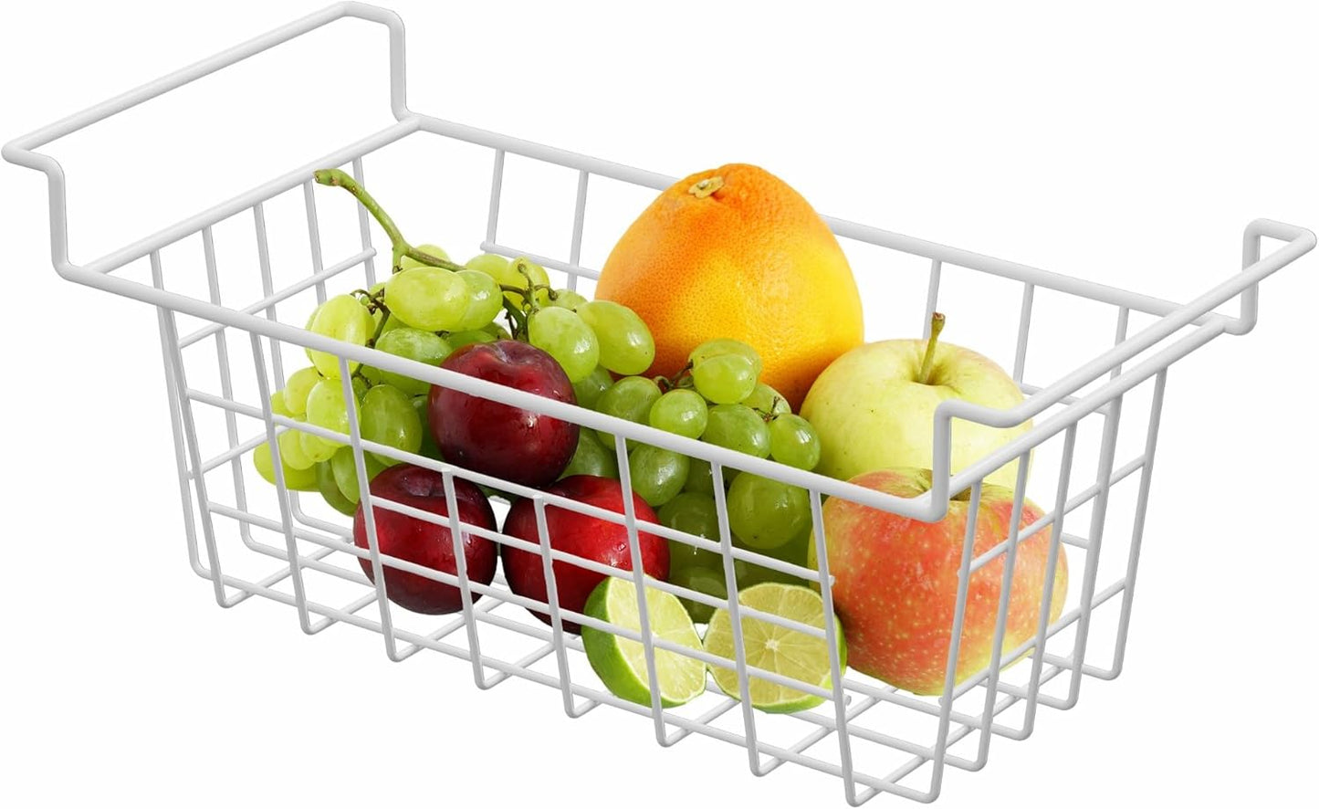 Chest Freezer Organizer Bins, Deep Freezer Basket Storage Wire Metal Hanging Baskets 17.5inch 2Packs