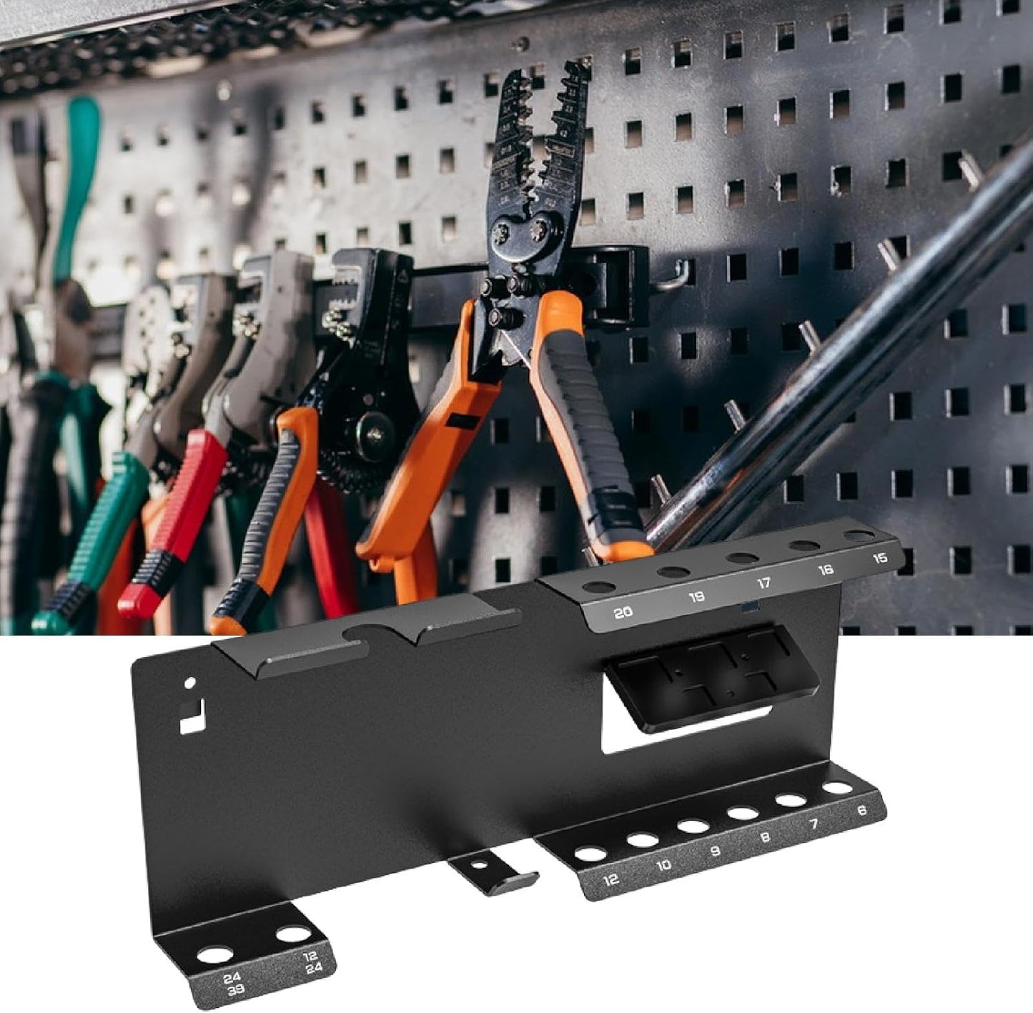 Tool Rack Screwdriver Organizer Organizer Hand Tool Holder for Garage Shed