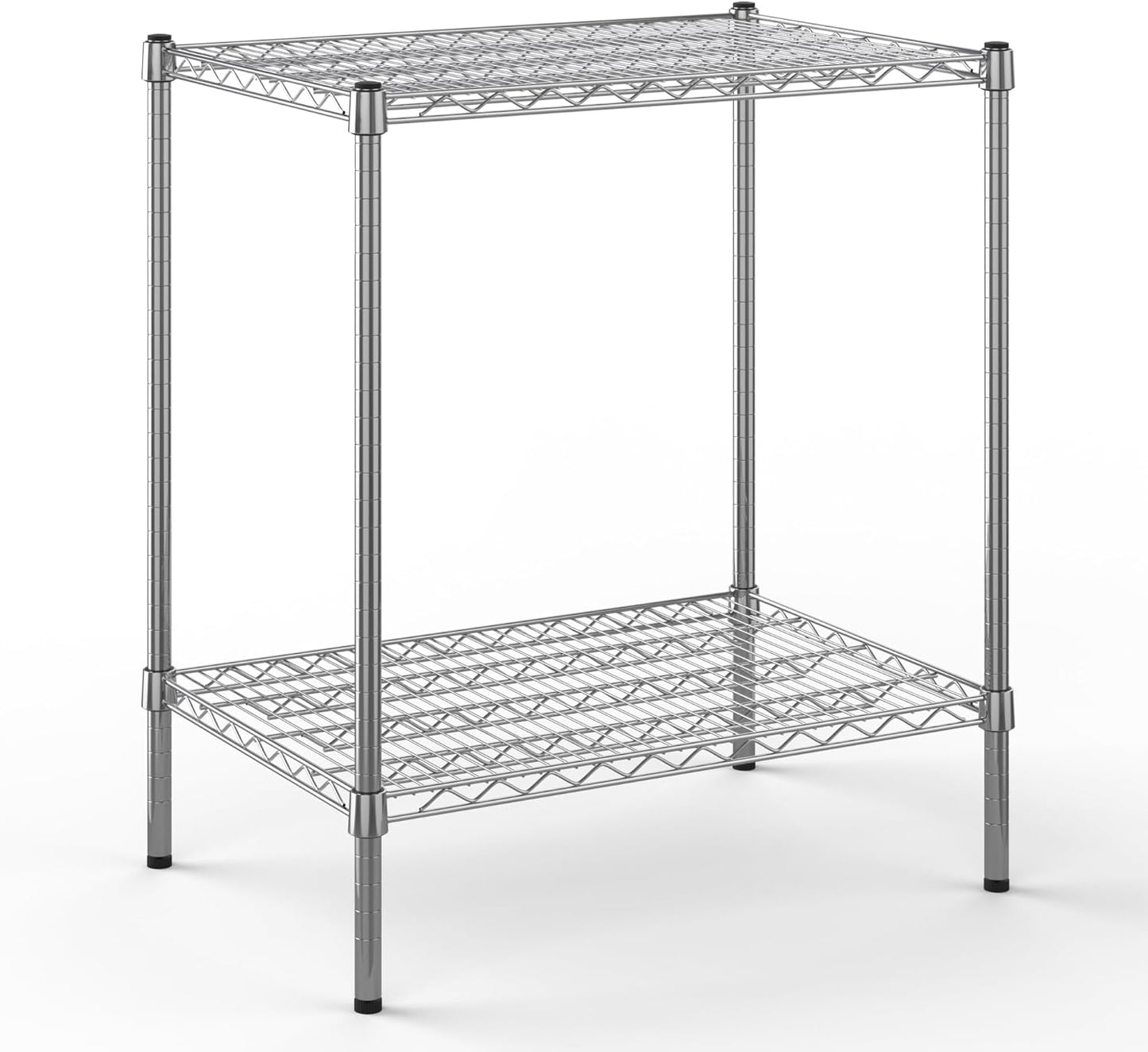 21" Deep x 30" Wide x 34" Height Wire Shelving Kit | 2-Tier | NSF Commercial Storage Rack Unit