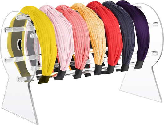 Headband Holder,Hairband Display Stand, Clear Jewelry Organizer for Girl Women Gifts, The Perfect Headband Display Organizer