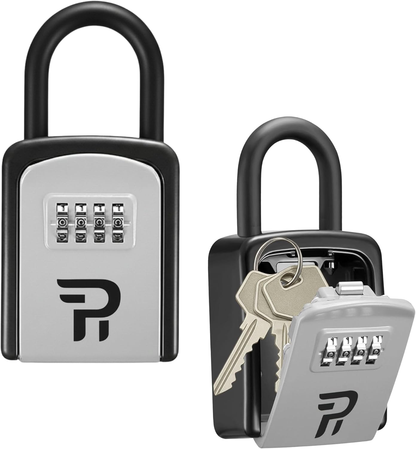 RUDY RUN Key Lock Box for Outside - Combination Realtor Lockbox for House Keys Outdoor