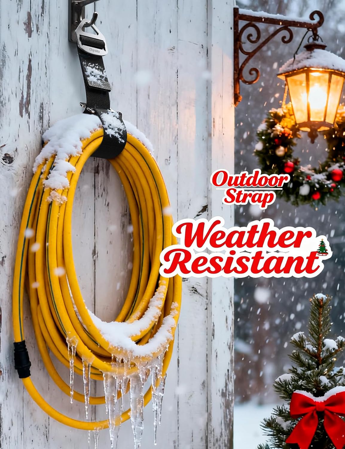 Stocking Stuffers for Men 2025, One Hand Operate [1s Tighten by Gravity] Extension Cord Holder Organizer, Hose Rope Storage Straps, Garage Organization Gadgets Tools, Christmas Gifts for Adults