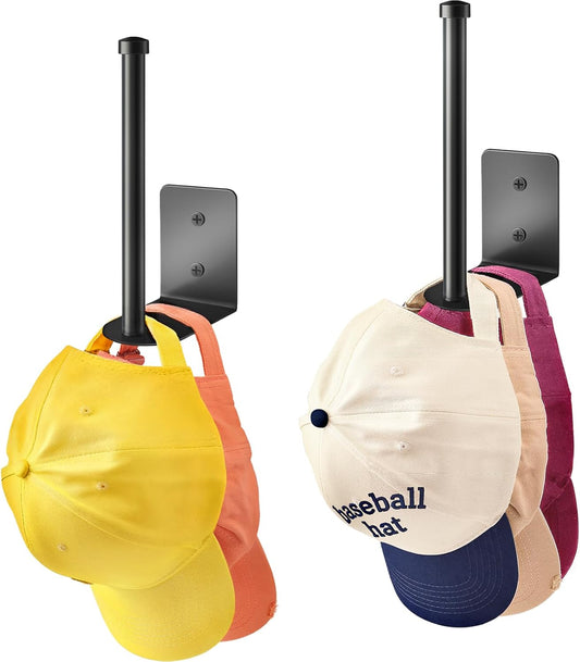 STYLISHT RV Essentials Hat Rack: Camper Accessories 2 Pack,Hat Organizer for RV Accessories Lovers - Perfect for Camper Accessories and Home Organization,Hat Rack for Wall