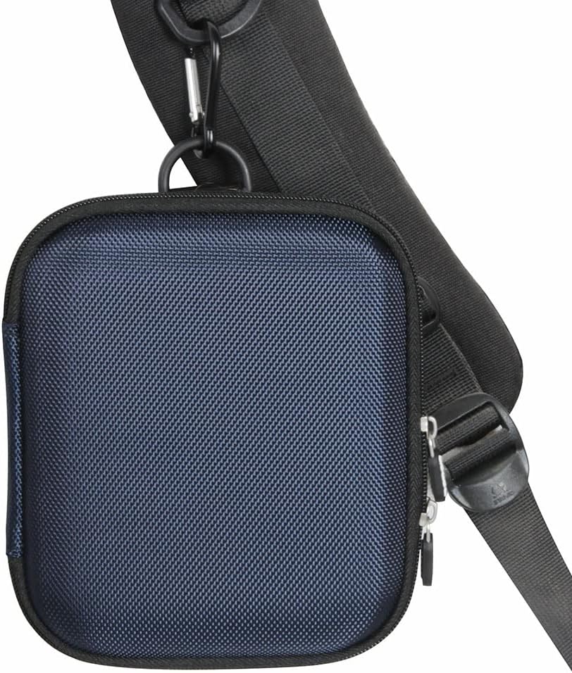 Adada Hard Case for SanDisk 500GB / 250GB / 1TB / 2TB Extreme Pro Portable SSD (Black+Orange, Case for 2Hard Drives)