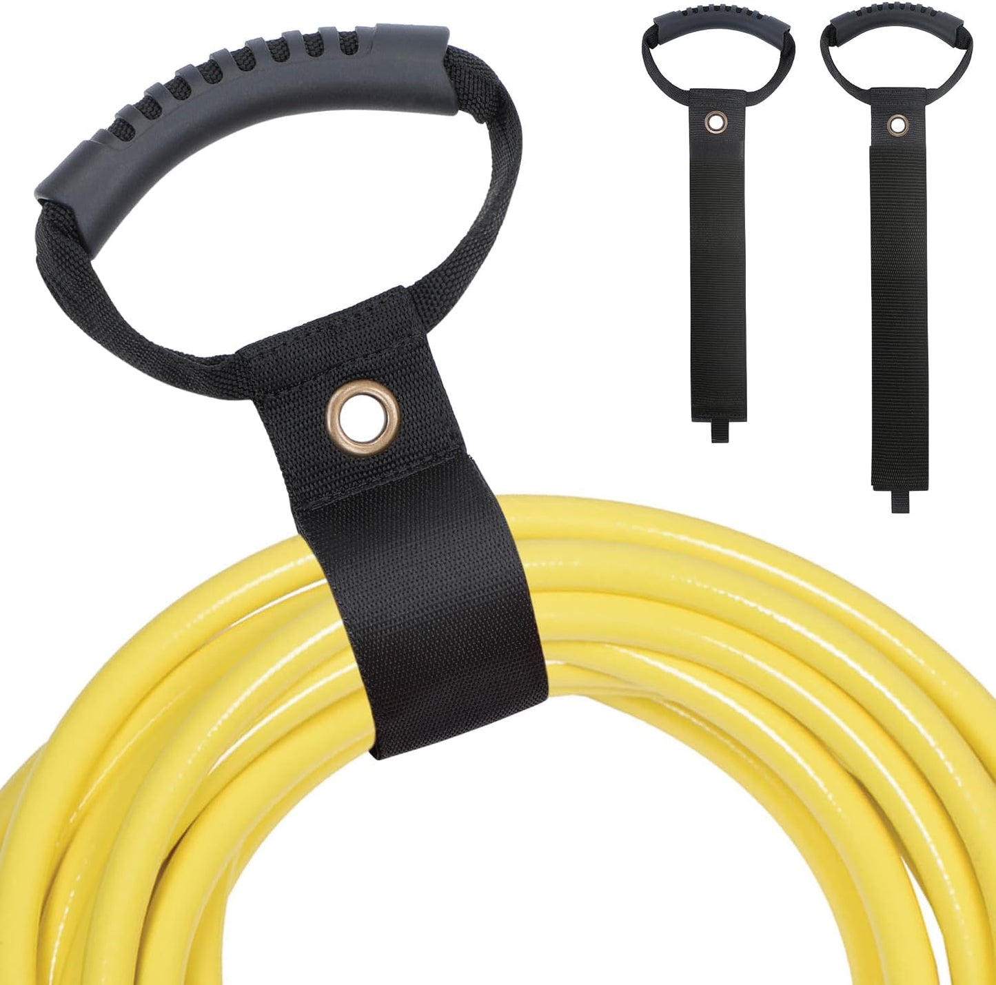 2 Pack Extension Cord Holder Organizer, 19 Inch & 24 Inch Adjustable Hook and Loop Cable Storage Straps with Handle for Garage Electrical Cords Cable Rope Hose Organizers and Storage