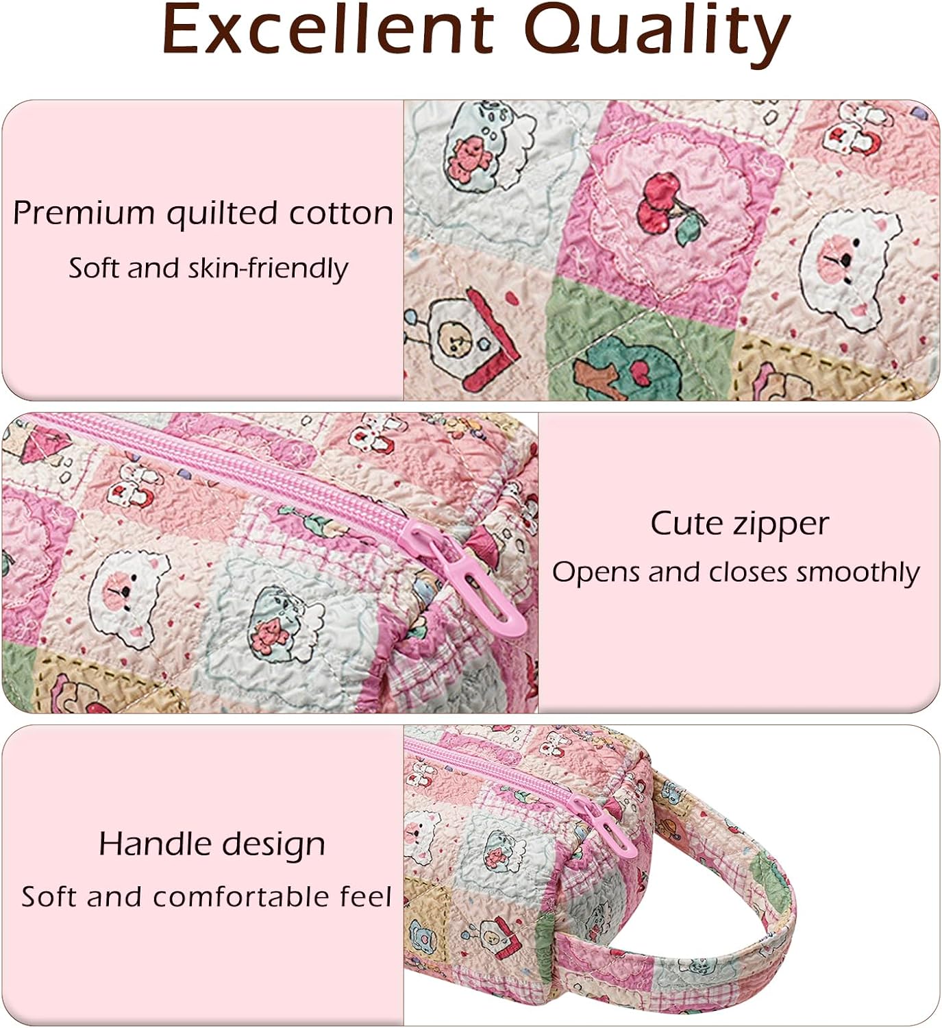 Quilted Hair Tools Travel Bag，Hair Styling Accessories Storage Case for Shark FlexStyle, Dyson Airwrap Hair Dryer, Curling Iron, Revlon Hair Tools，Portable and foldable(03Checkered)