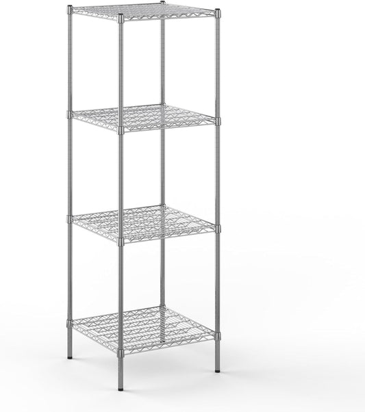 24" Deep x 24" Wide x 74" Height Wire Shelving Kit | 4-Tier | NSF Commercial Storage Rack Unit