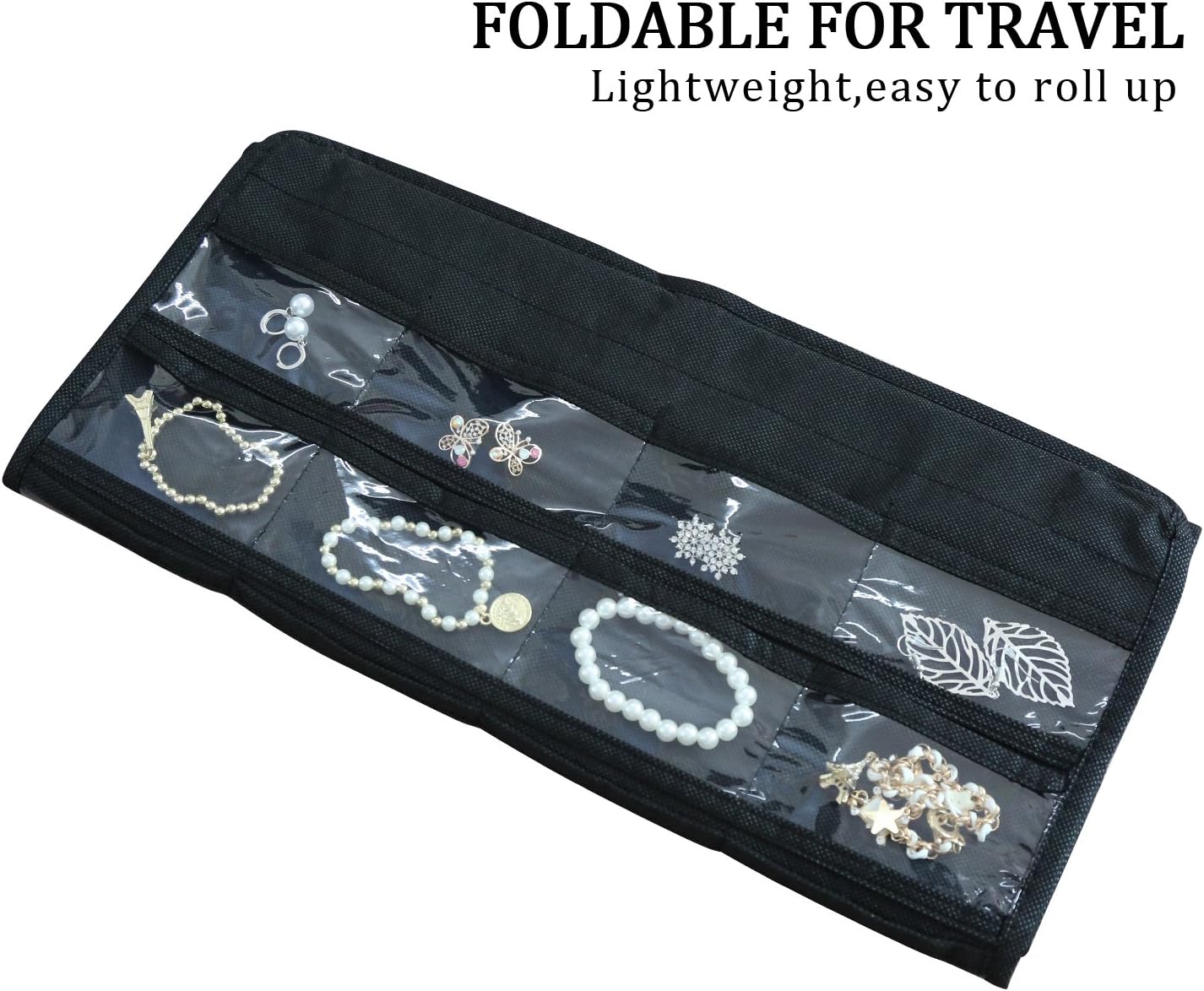 BB Brotrade Hanging Jewelry Organizer,Accessories Organizer,80 Pocket Organizer for Holding Jewelries