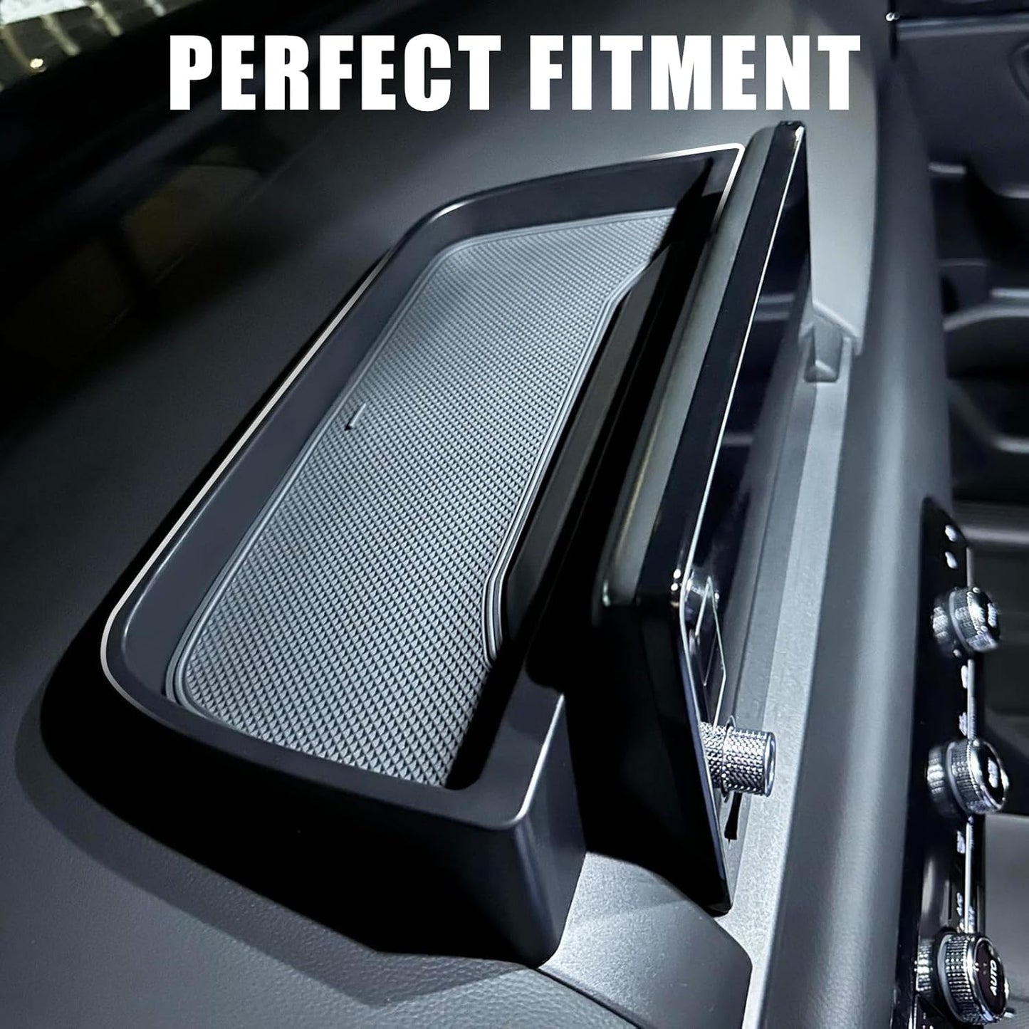 Muslogy for Pilot Center Console Organizer & Dash Storage Tray & Magnet Armrest Hidden Storage Compartment 3PCS Set Compatible with Honda Pilot 2025 2024 2023(Console +Dash Tray+Hidden Organizer)