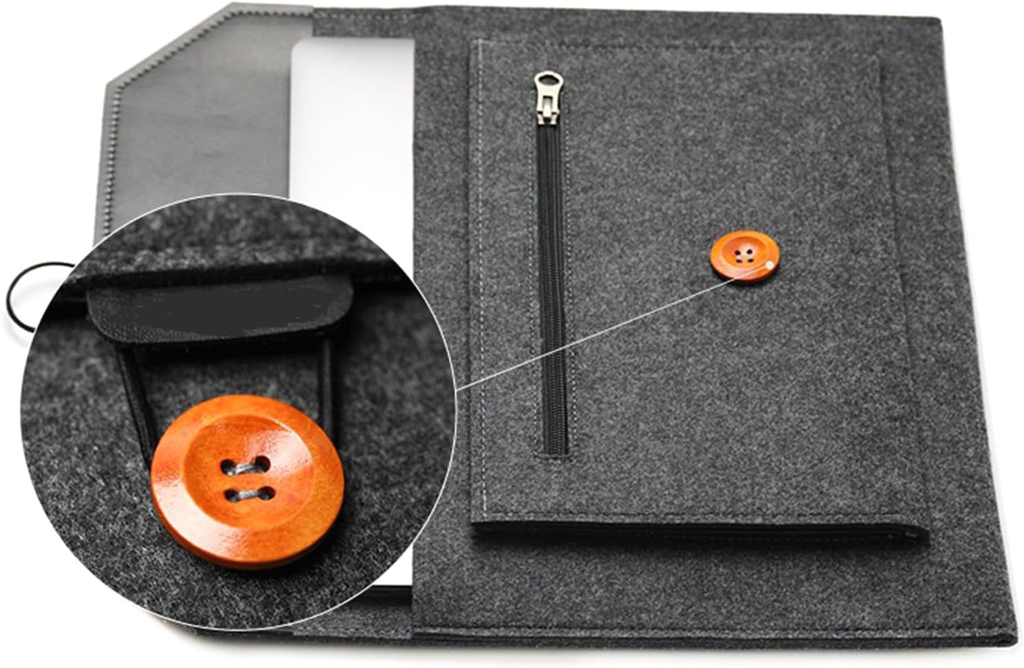 Laptop Sleeve Protective Case 11inch/13inch/15inch Shock Storage Bag for Business Travel Meeting