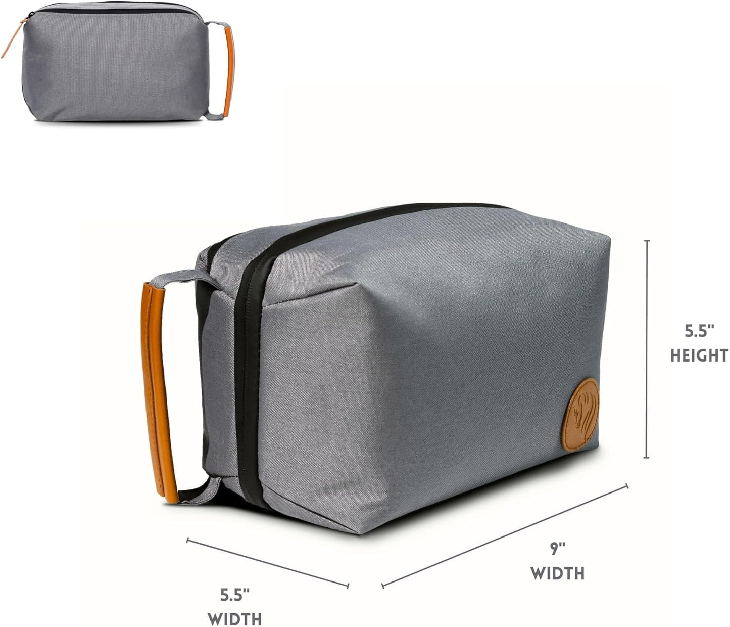 Large Electronics Organizer and Tech Travel Bag – Premium Portable Case for Cables, Chargers, Cords, and Accessories – Ideal pouch for your Travel Essentials and Commuting needs (Grey)