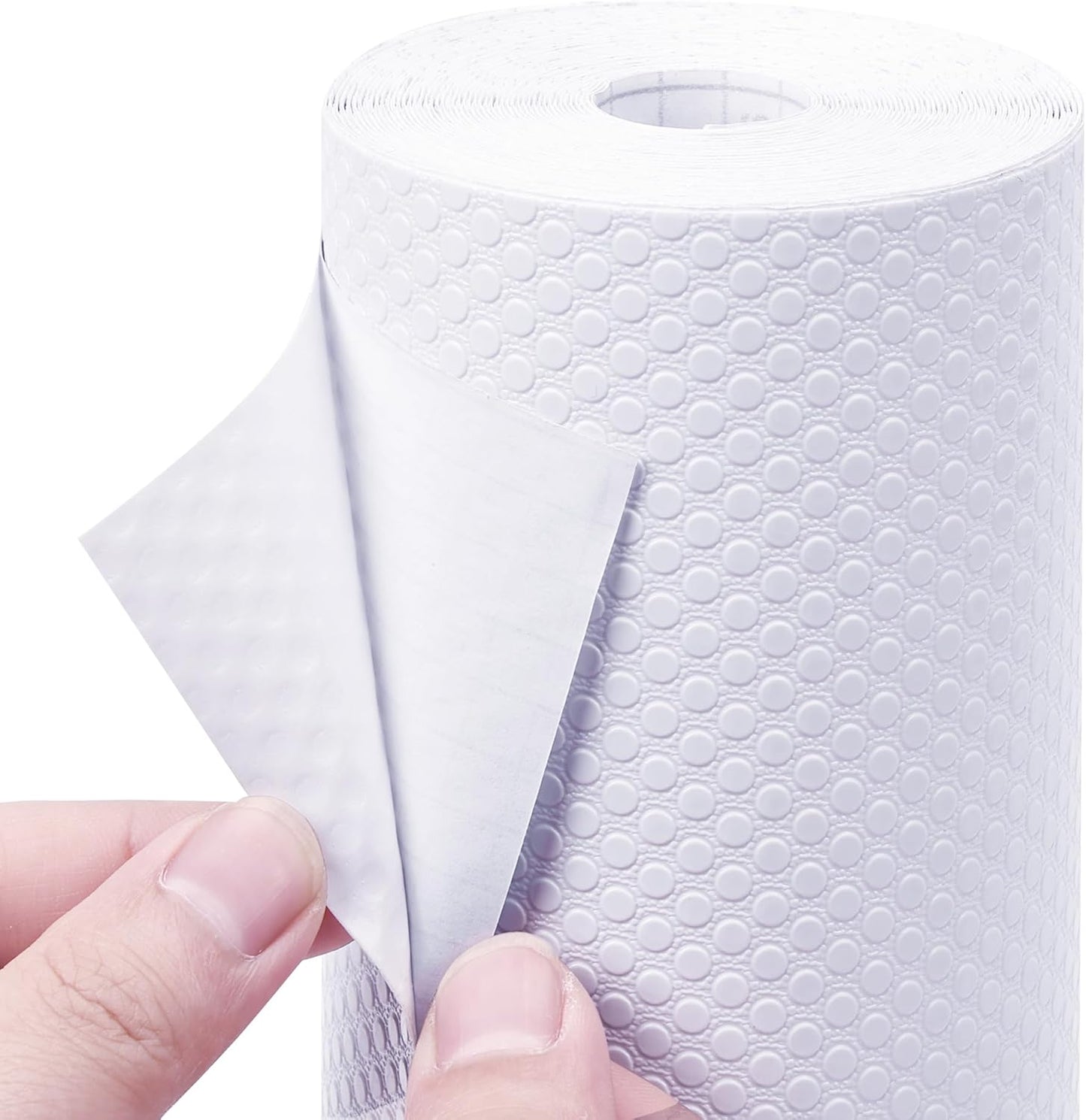Cabinet Drawer Liner Peel and Stick: Self-Adhesive Waterproof Contact Paper 15.7 in x 36 FT - Non-Slip Removable Cupboard Drawers Mat for Pantry Shelves Countertops White