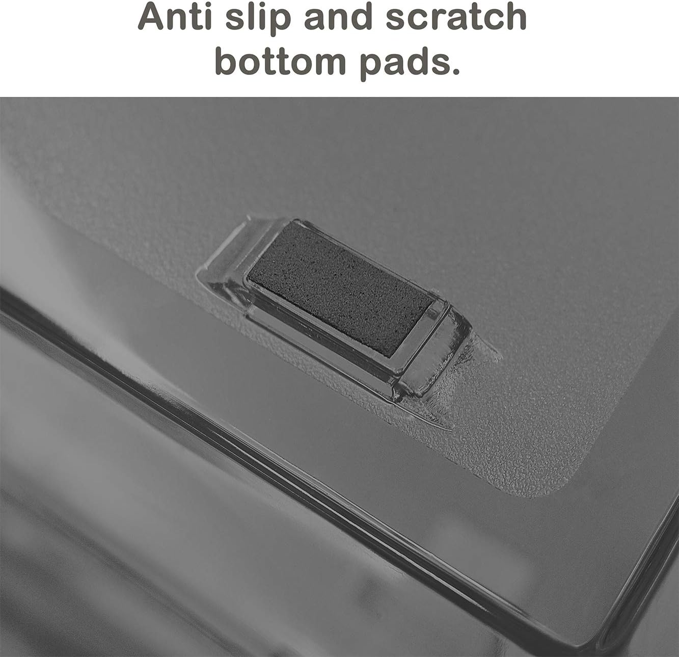 Acrimet Facility 3 Tier Letter Tray, Front Load, Letter Size/A4, Desktop File Organizer, Plastic (Clear Smoke Color)