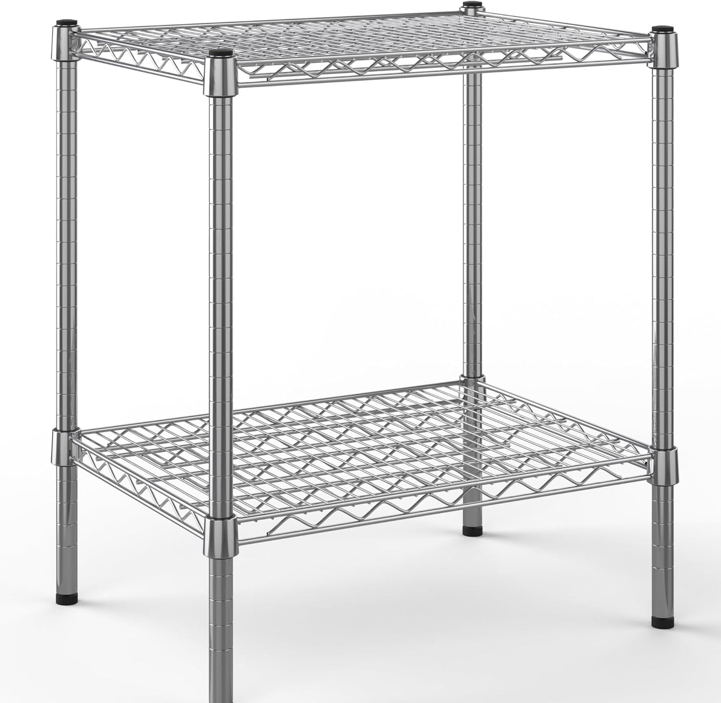 18" Deep x 24" Wide x 27" Height Wire Shelving Kit | 2-Tier | NSF Commercial Storage Rack Unit
