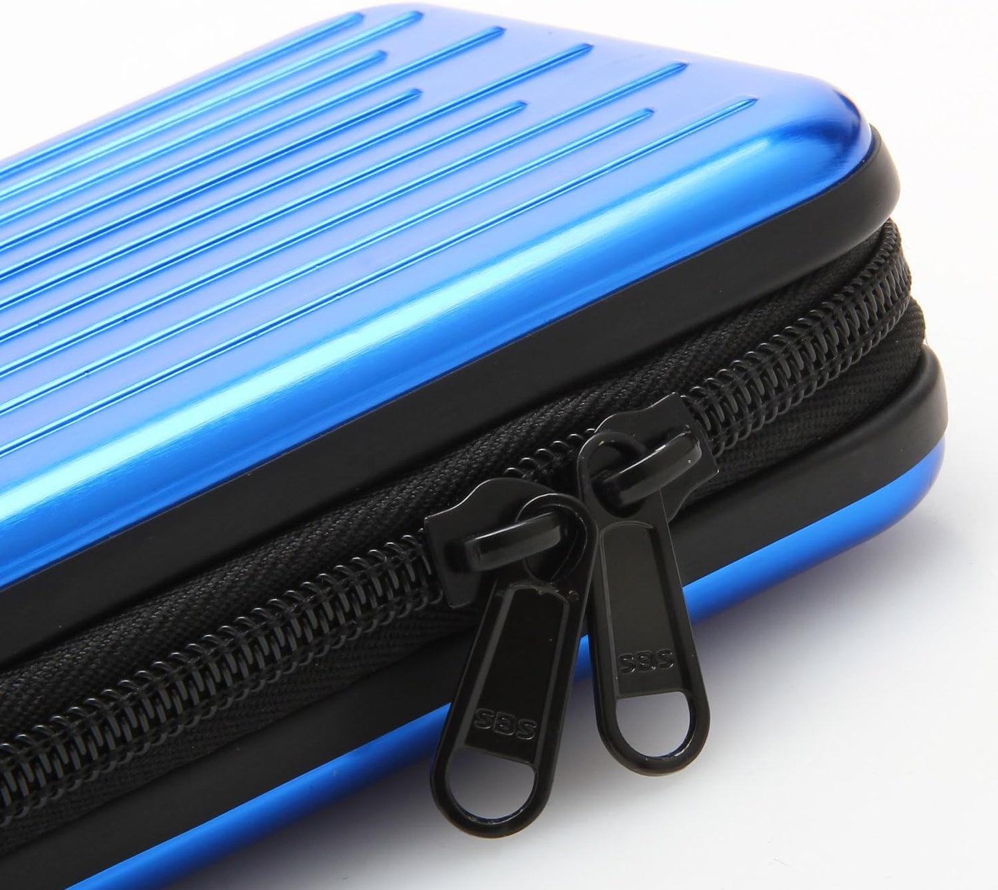 KAYOND Anti-Shock Silver Aluminium Carry Travel Protective Storage Case Bag for 2.5" Inch Portable External Hard Drive HDD USB 2.0/3.0 (Blue)