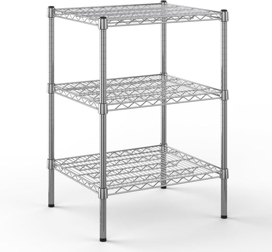 21" Deep x 24" Wide x 34" Height Wire Shelving Kit | 3-Tier | NSF Commercial Storage Rack Unit